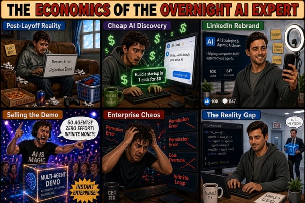 The Economics of the Overnight AI Expert